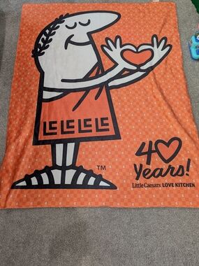 Little Caesars 40 Years Super Soft Throw Blanket